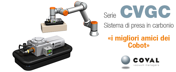 Sistema di presa in carbonio, serie CVGC COVAL Sistema di presa in carbonio, serie CVGC COVAL