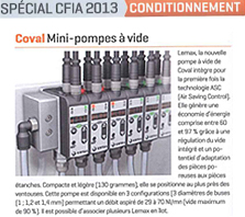 Integrated mini vacuum pump with 