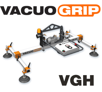 movimentazione sottovuoto di lamiere piane, VACUOGRIP COVAL serie VGH - dispositivo di sollevamento a vuoto