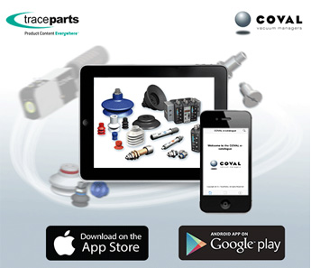 COVAL lancia la sua applicazione mobile con TraceParts